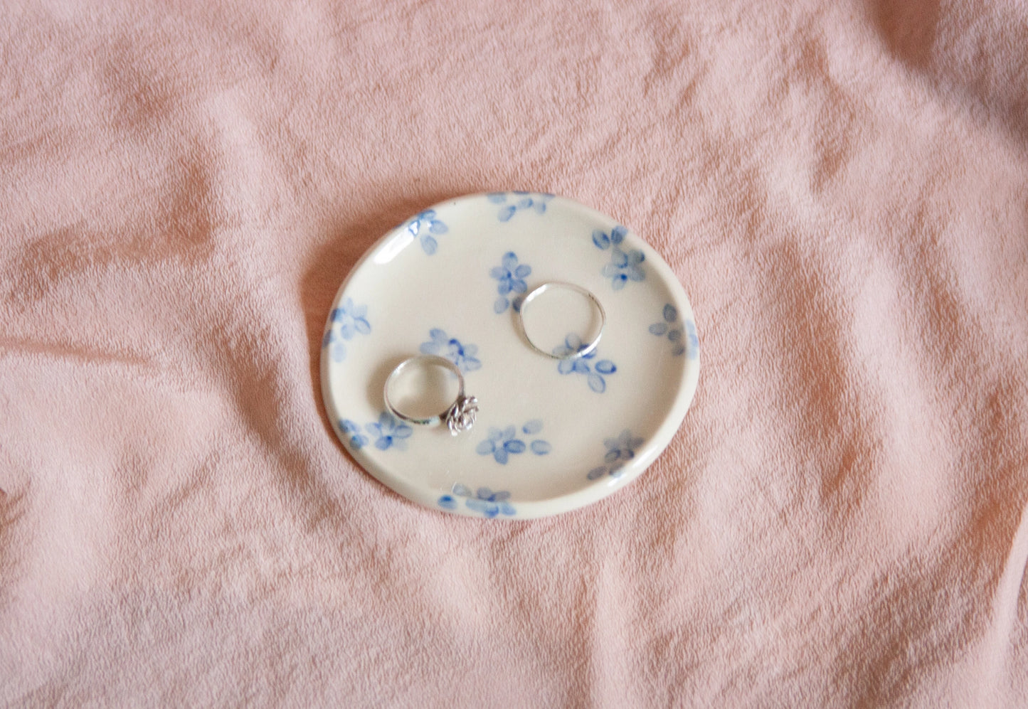 Ring Dish Small - Blue Forget Me Not
