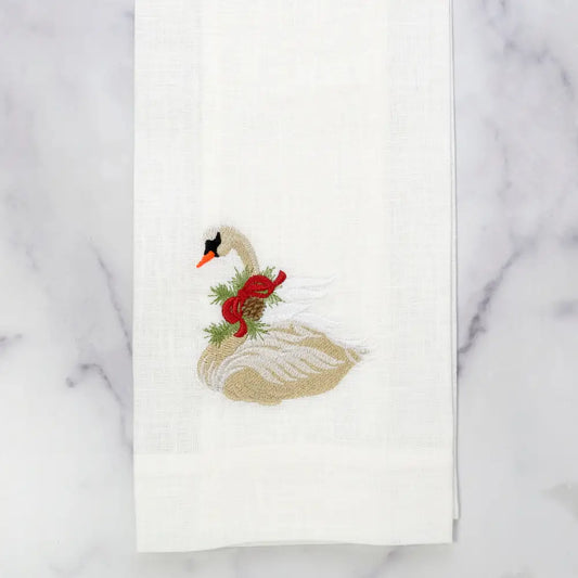 Towel - Christmas Swan
