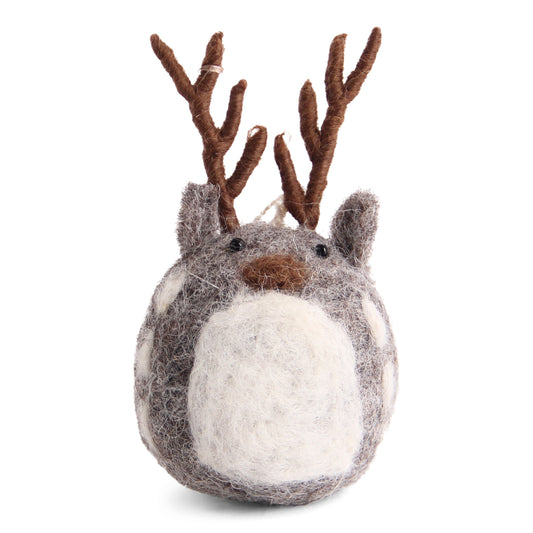 Ornament - Deer - Grey