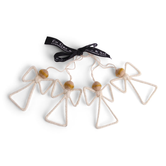 Ornament - White Angels (set of 4)