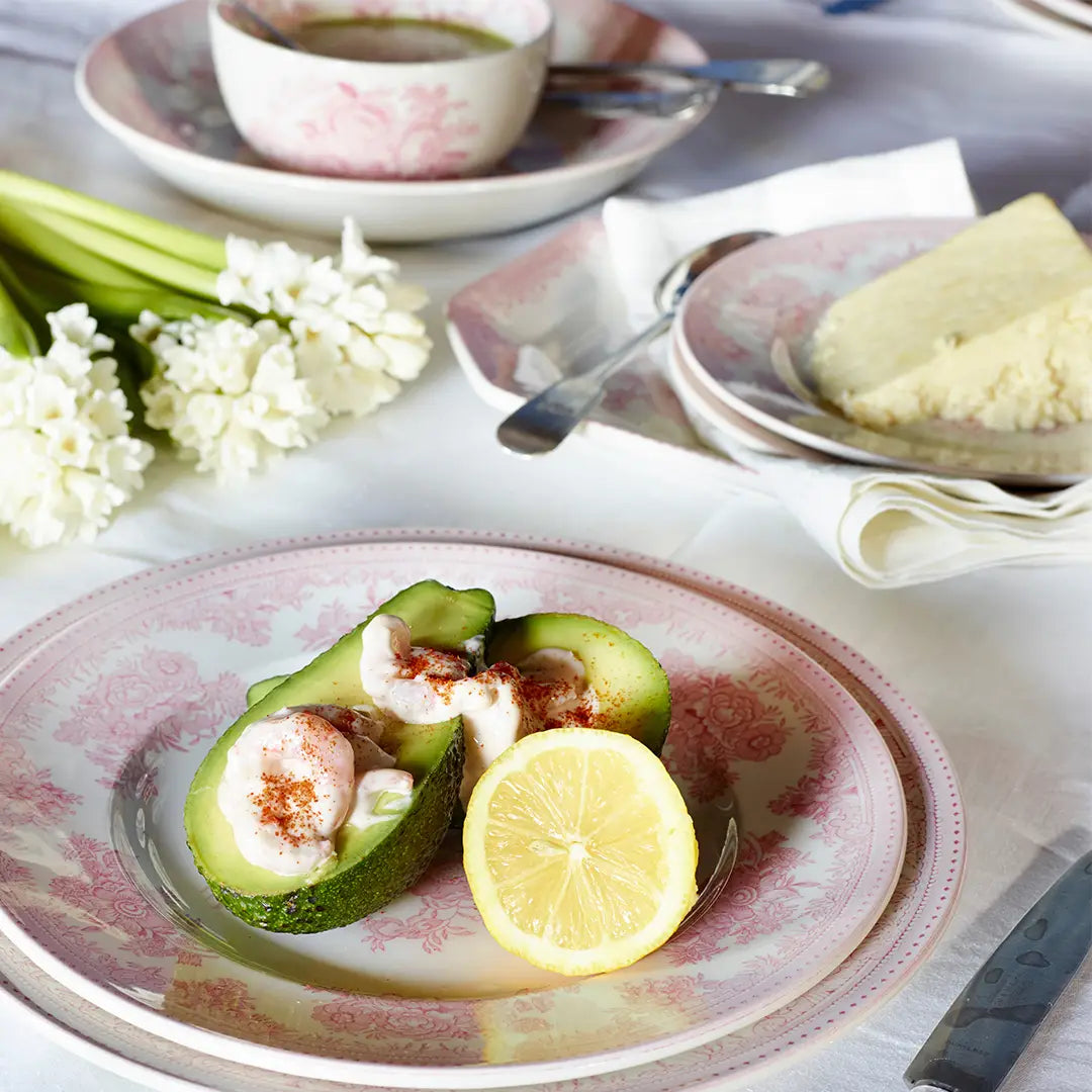 Pink Asiatic Pheasants - Plate Small