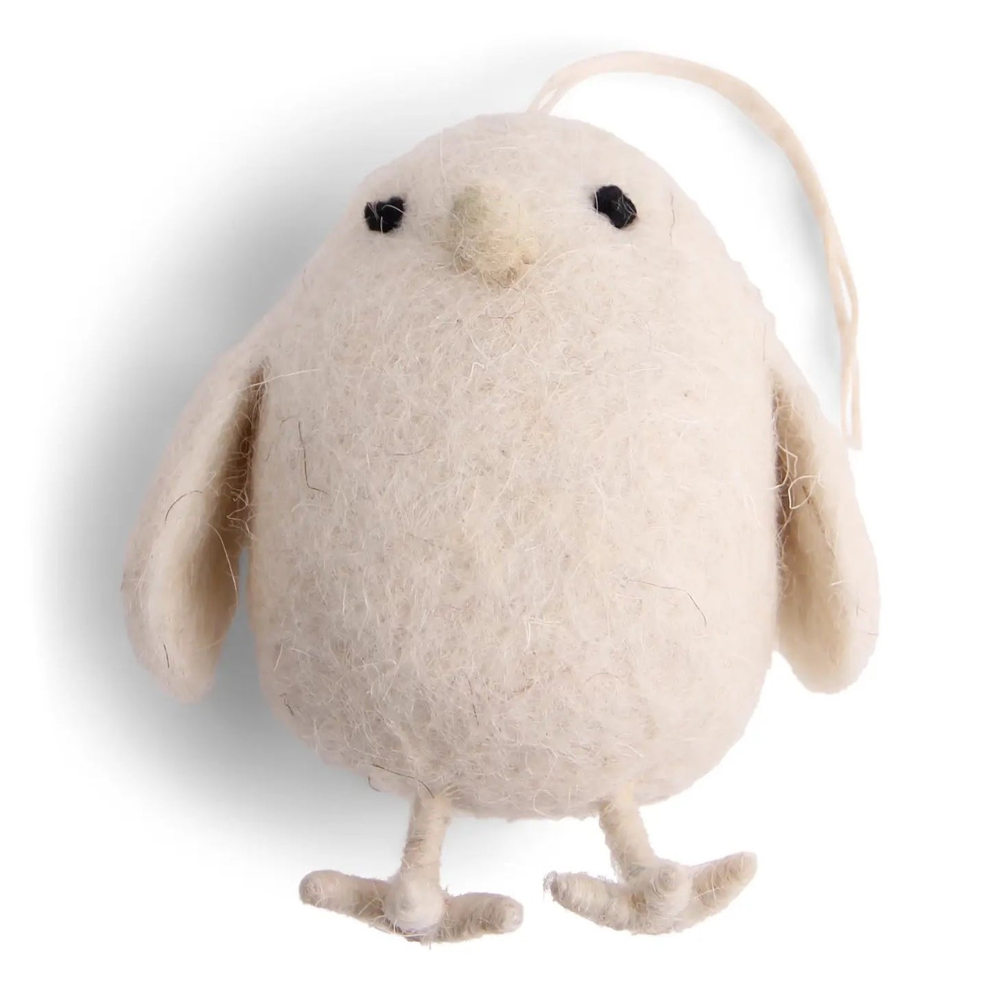 Ornament - Chubby Chicken White