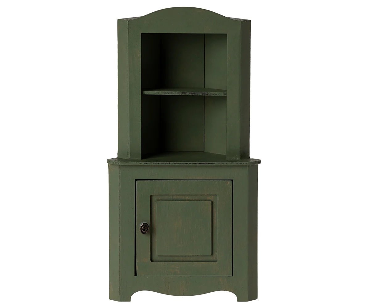 Corner Cabinet - Dark Green (Miniature)