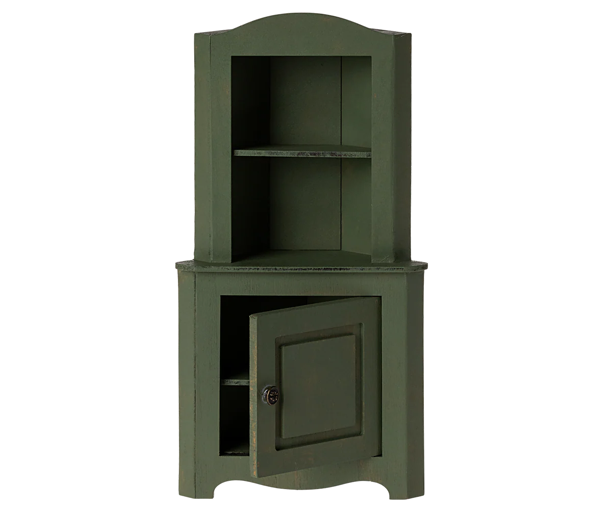 Corner Cabinet - Dark Green (Miniature)