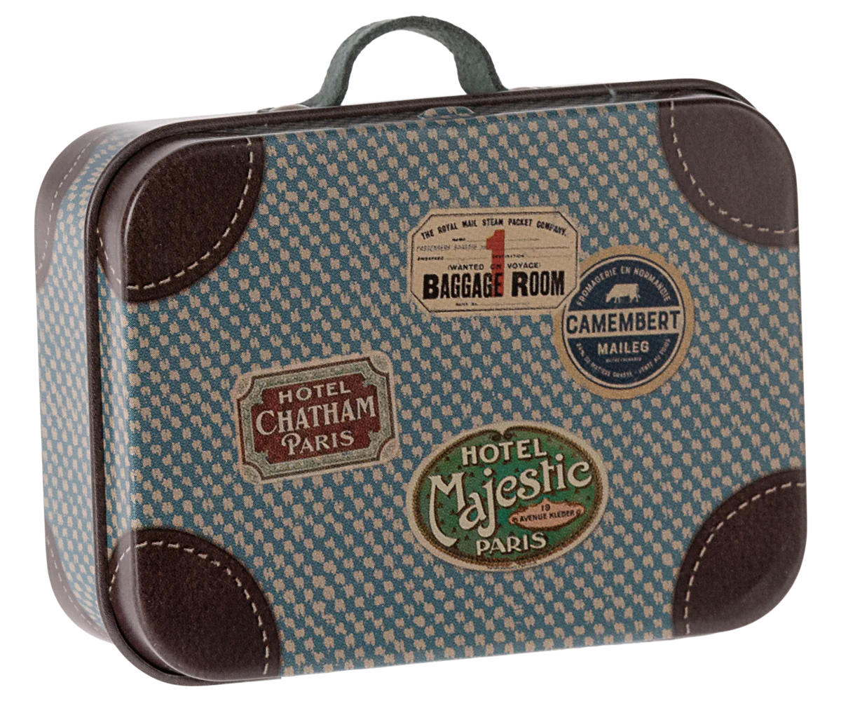 Micro Suitcase - Blue