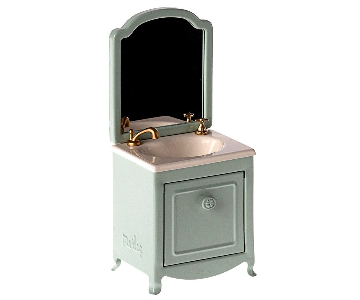 Sink with Mirror - Mint & Flower Knob (Mouse)