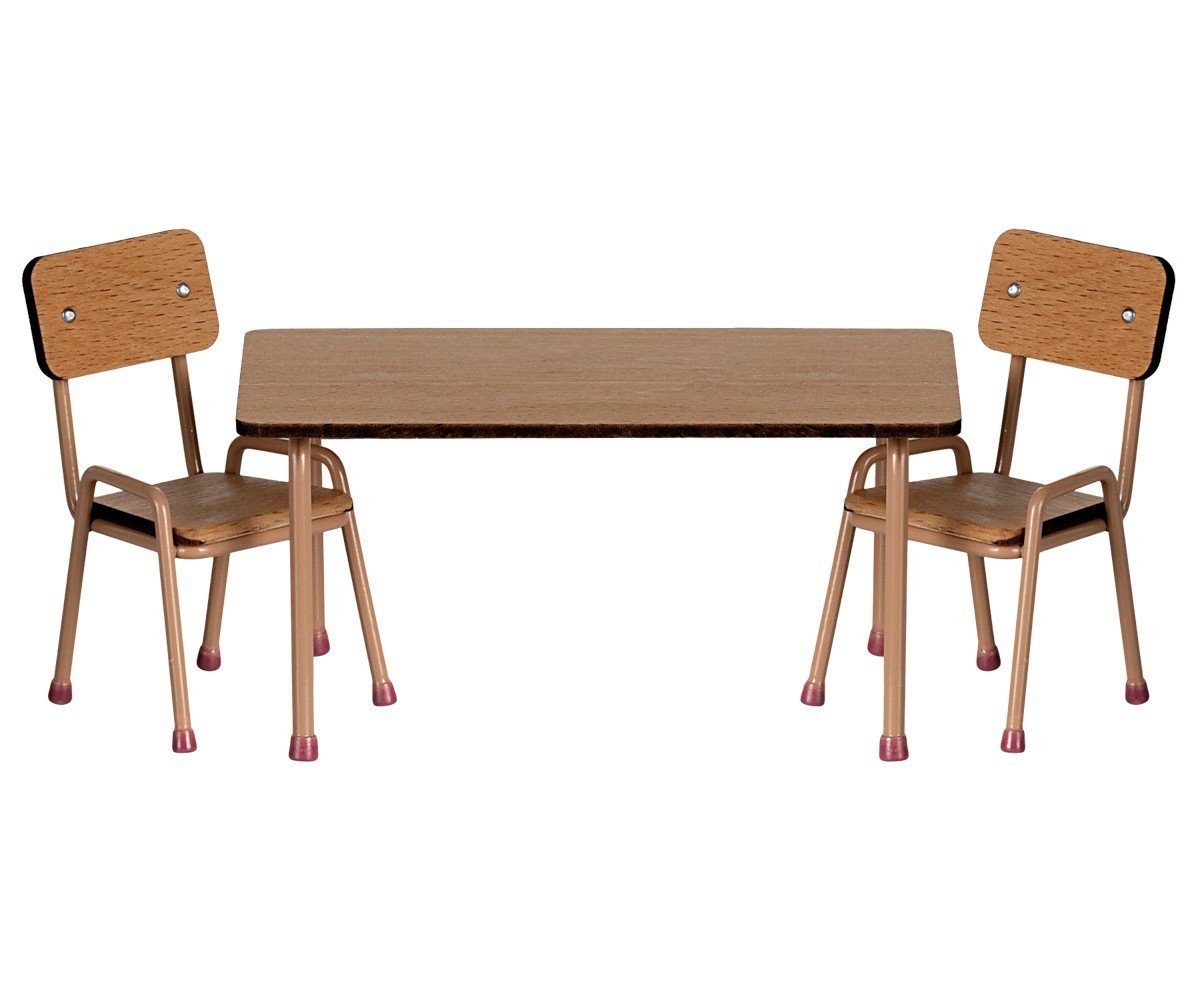 Table and Chair Set - Dark Powder (Mouse)