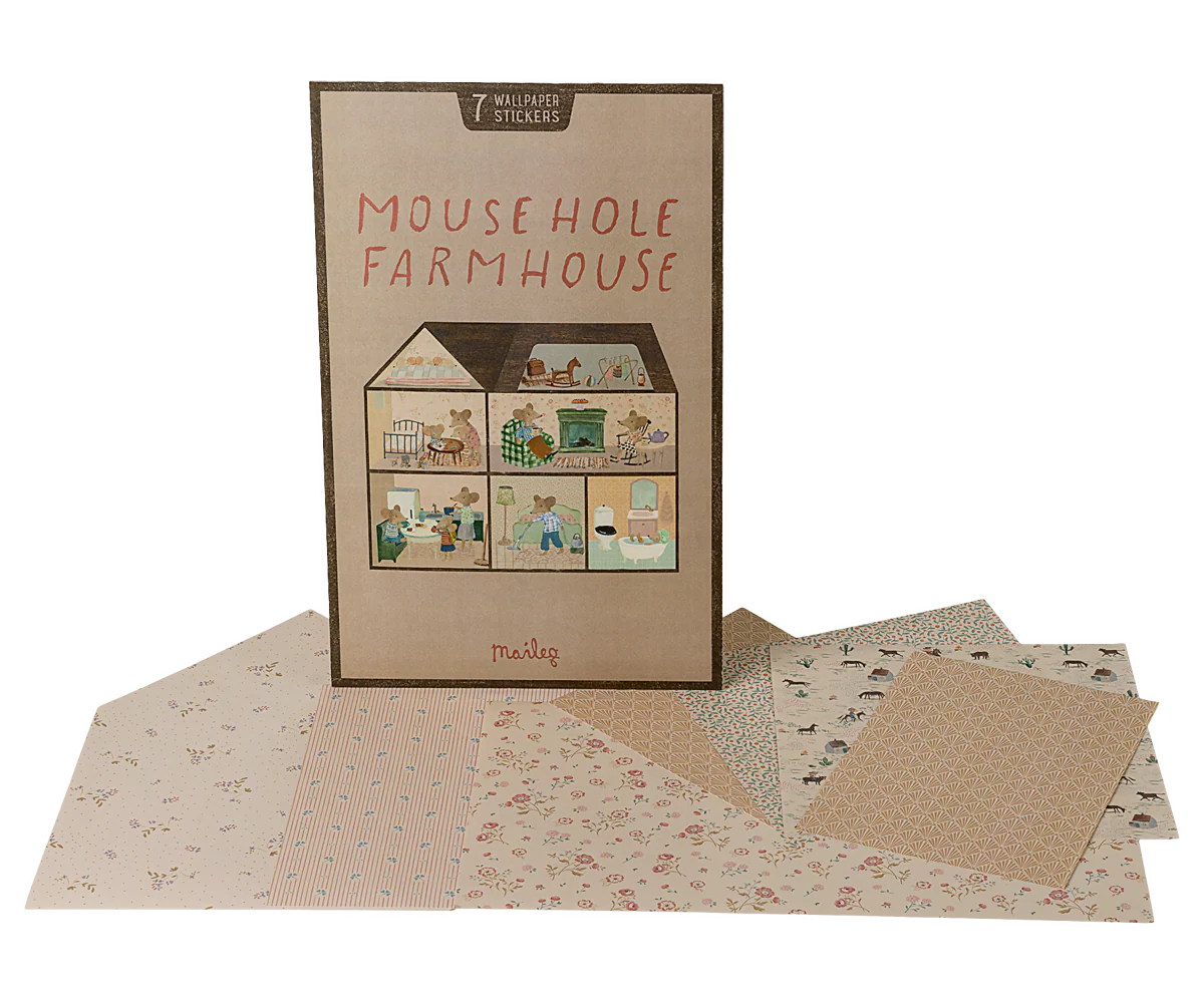 Mouse Farmhouse - Wallpaper