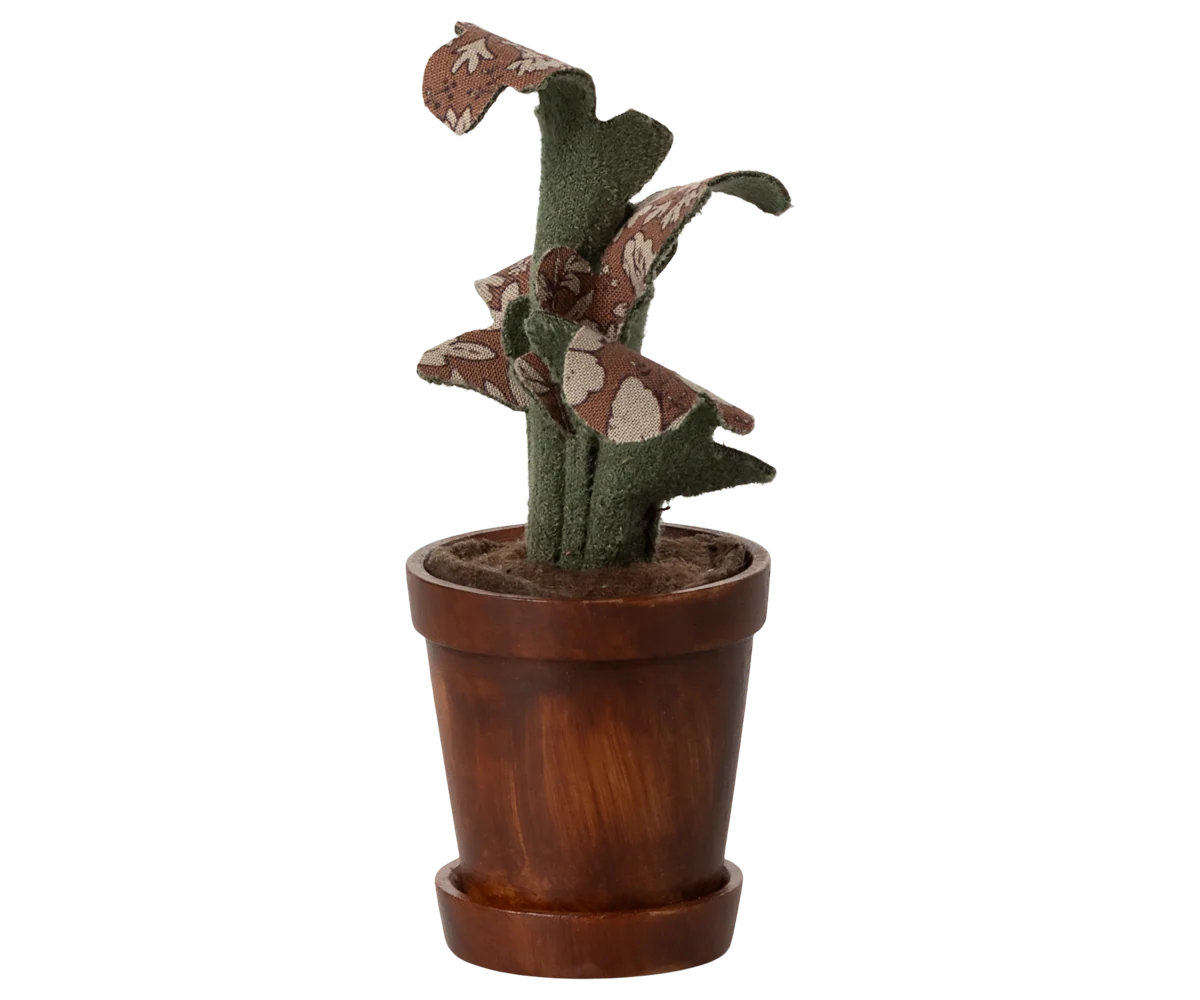 Flower Pot with Plant (Miniature)