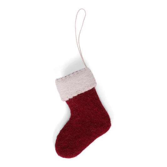 Ornament - Mini Red Stocking