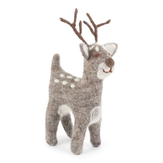Ornament - Cute Grey Deer - Big