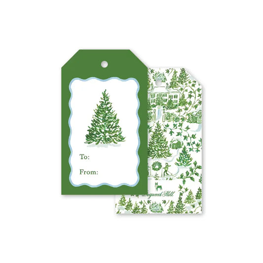 Gift Tags - Winter Toile