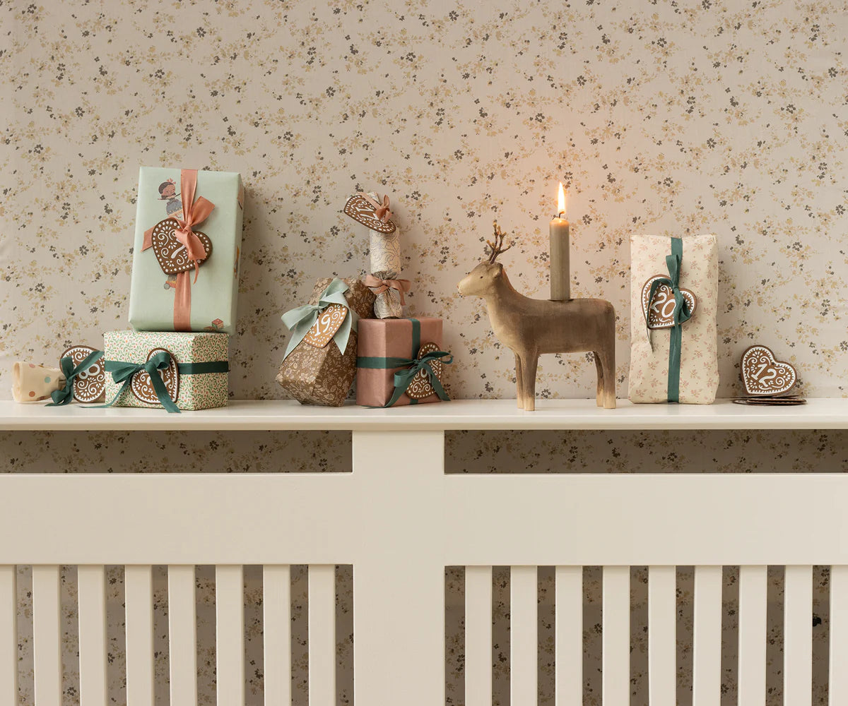Wooden Reindeer - Candle Holder - Medium