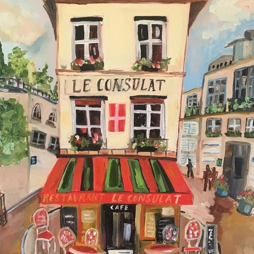 Card - Everyday - Paris Red Cafe