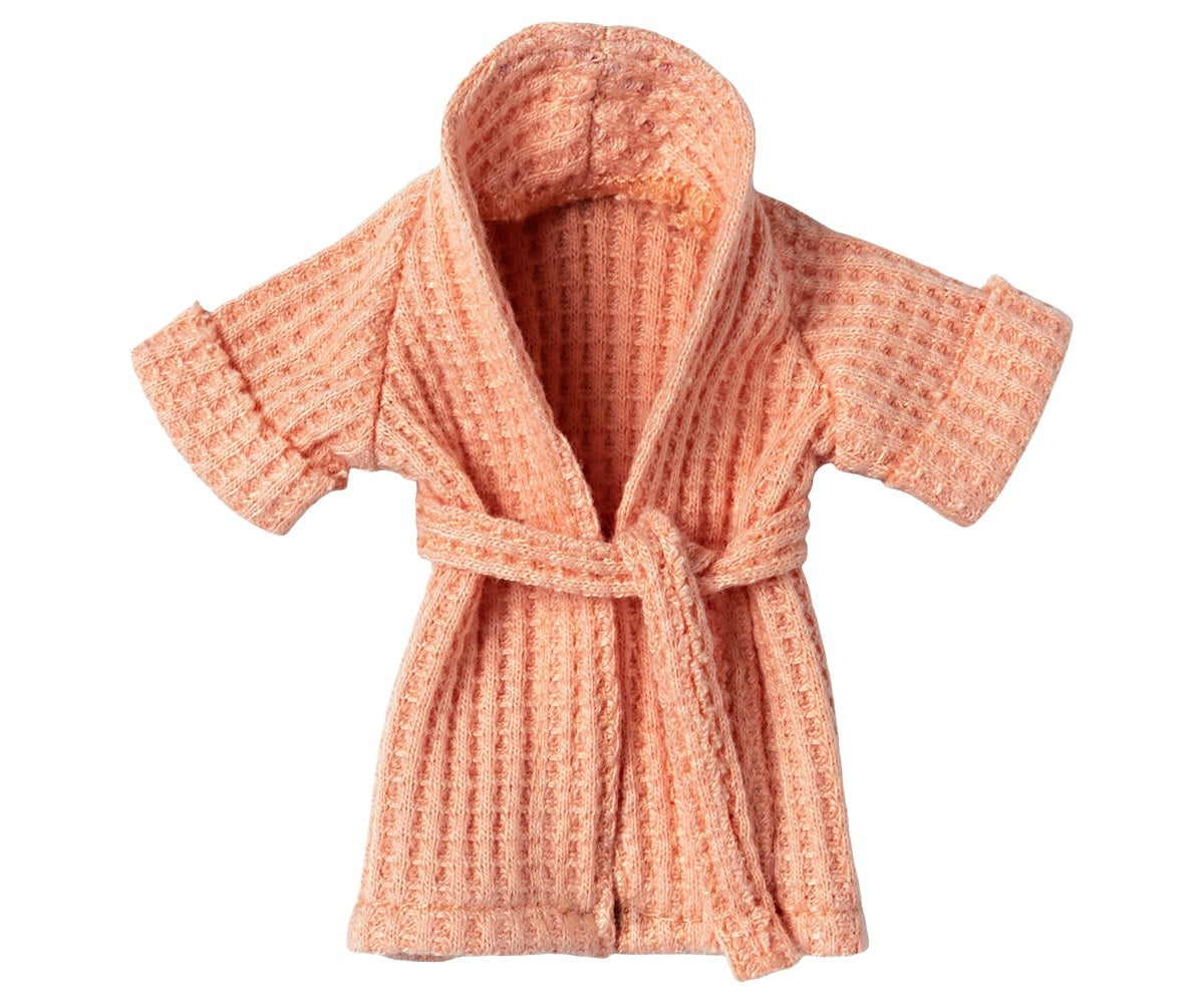 Mouse Clothes - Mum & Dad - Bathrobe Coral
