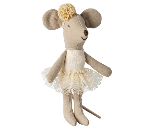 Little Sister Mouse - Ballerina - Off white