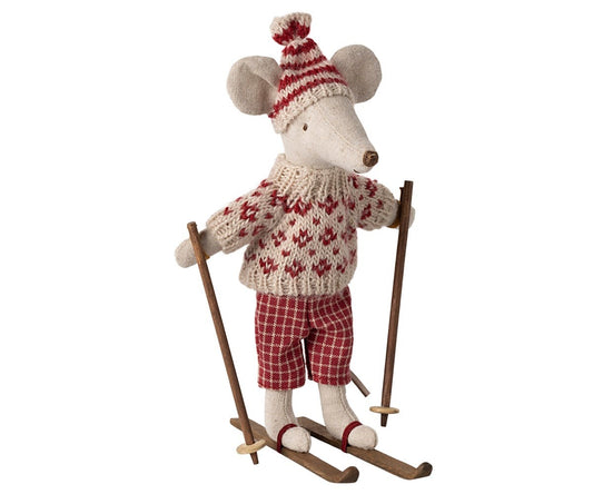 Mum Mouse - Winter with Ski Set & Hat