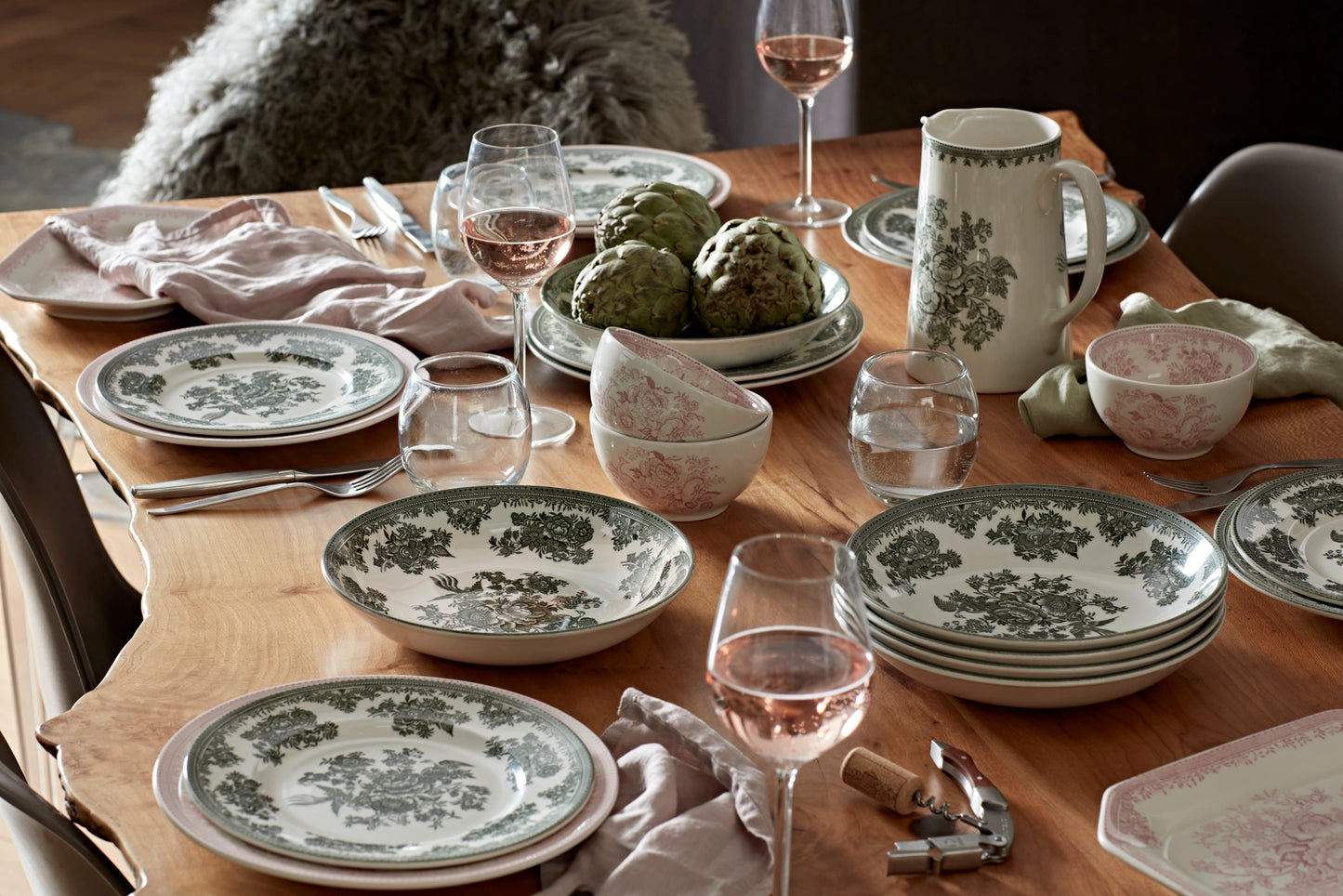 Green Asiatic Pheasants - Small Plate