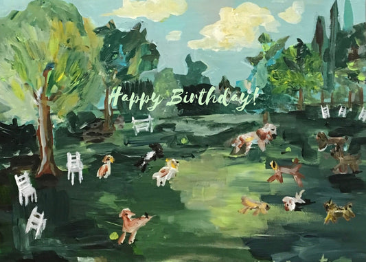 Card - Birthday Dog Park