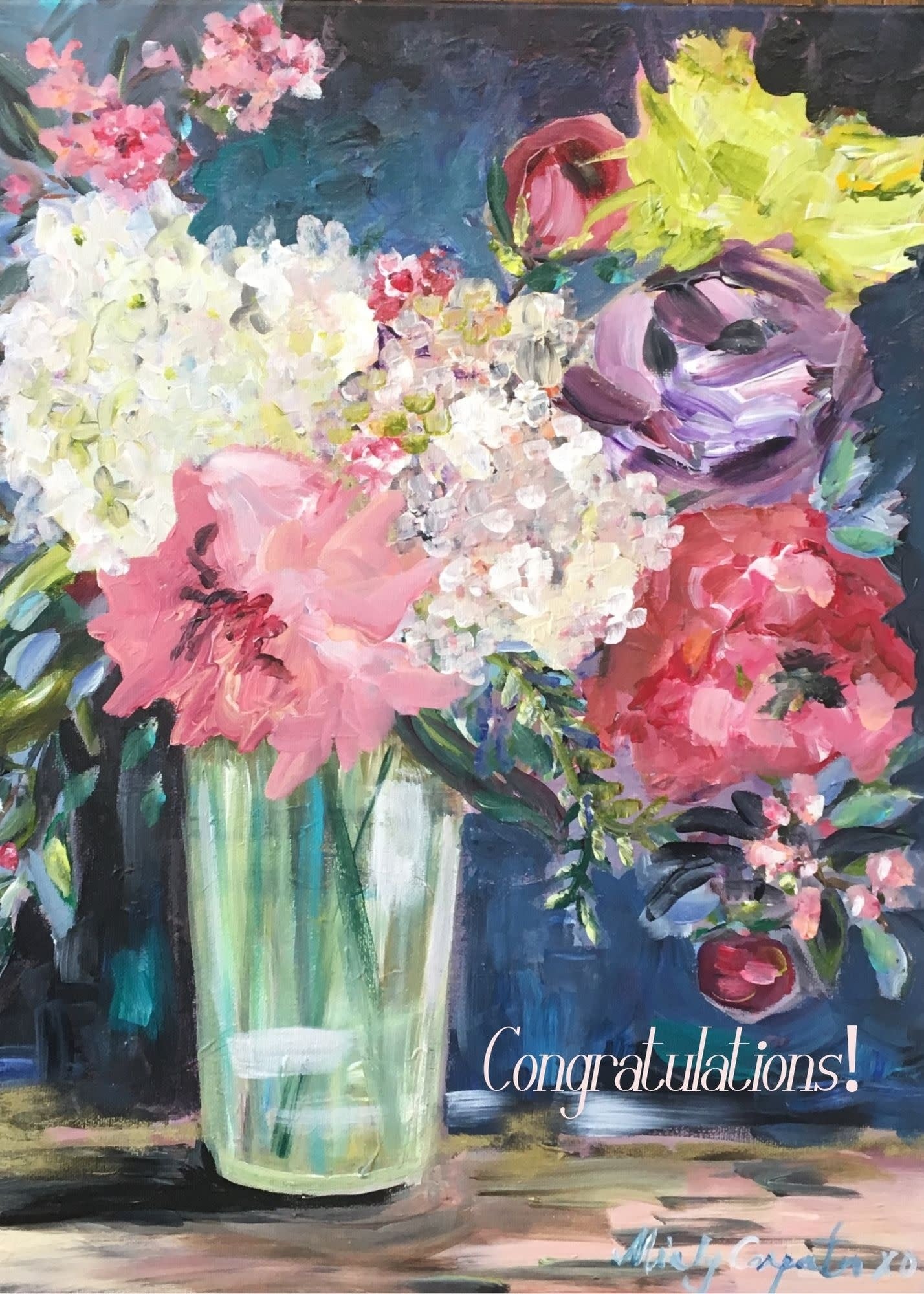 Card - Congratulations - Bouquet