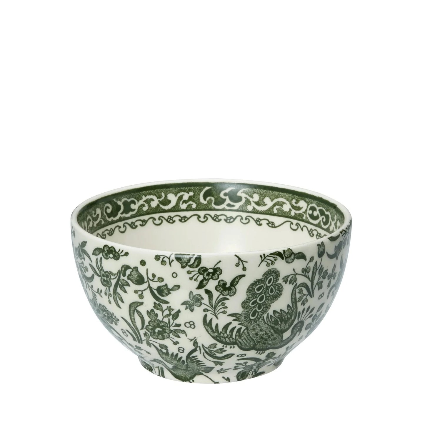 Green Regal Peacock - Footed Bowl Mini