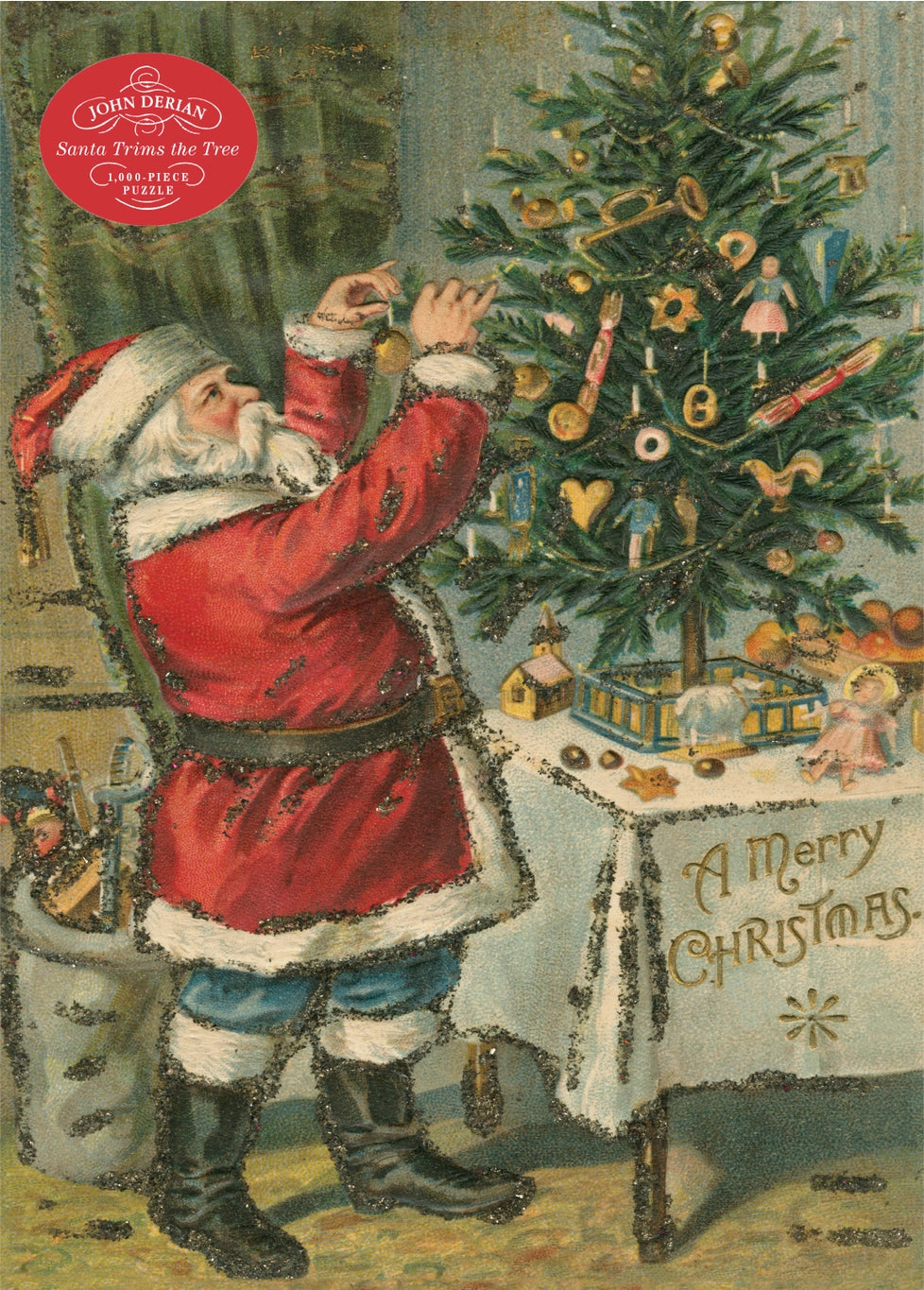 Puzzle - Santa Trims the Tree