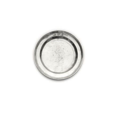 Pewter Peltro Plate Salad/Dessert