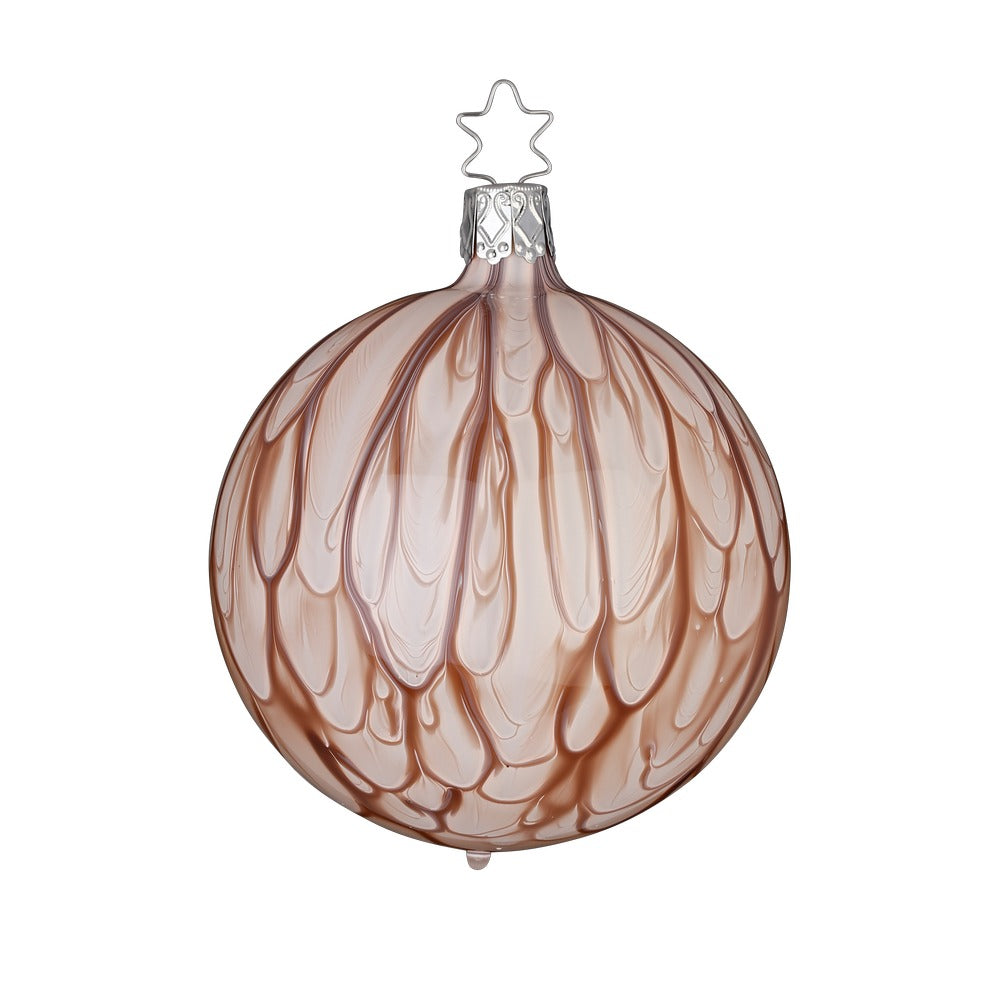 Ornament - Ball Capricorn Pearl 3.2"