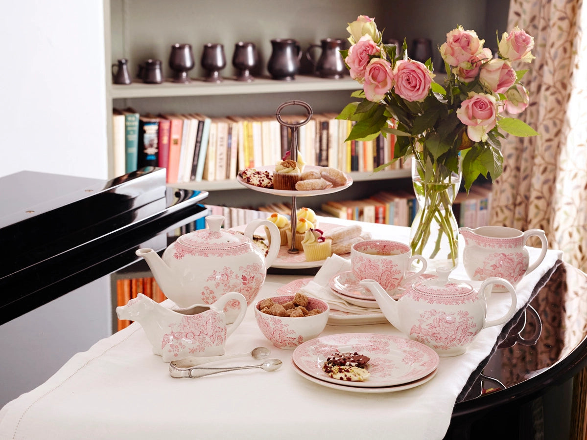 Pink Asiatic Pheasants - Teapot Small