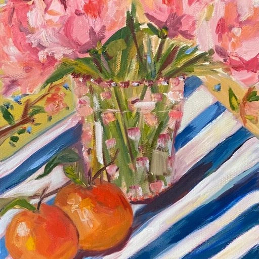 Card - Everyday - Peonies & Oranges