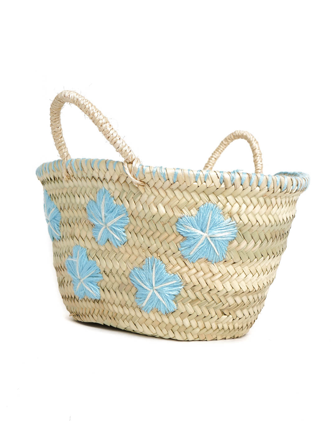 French Market Tote - Embroidered Floral Small