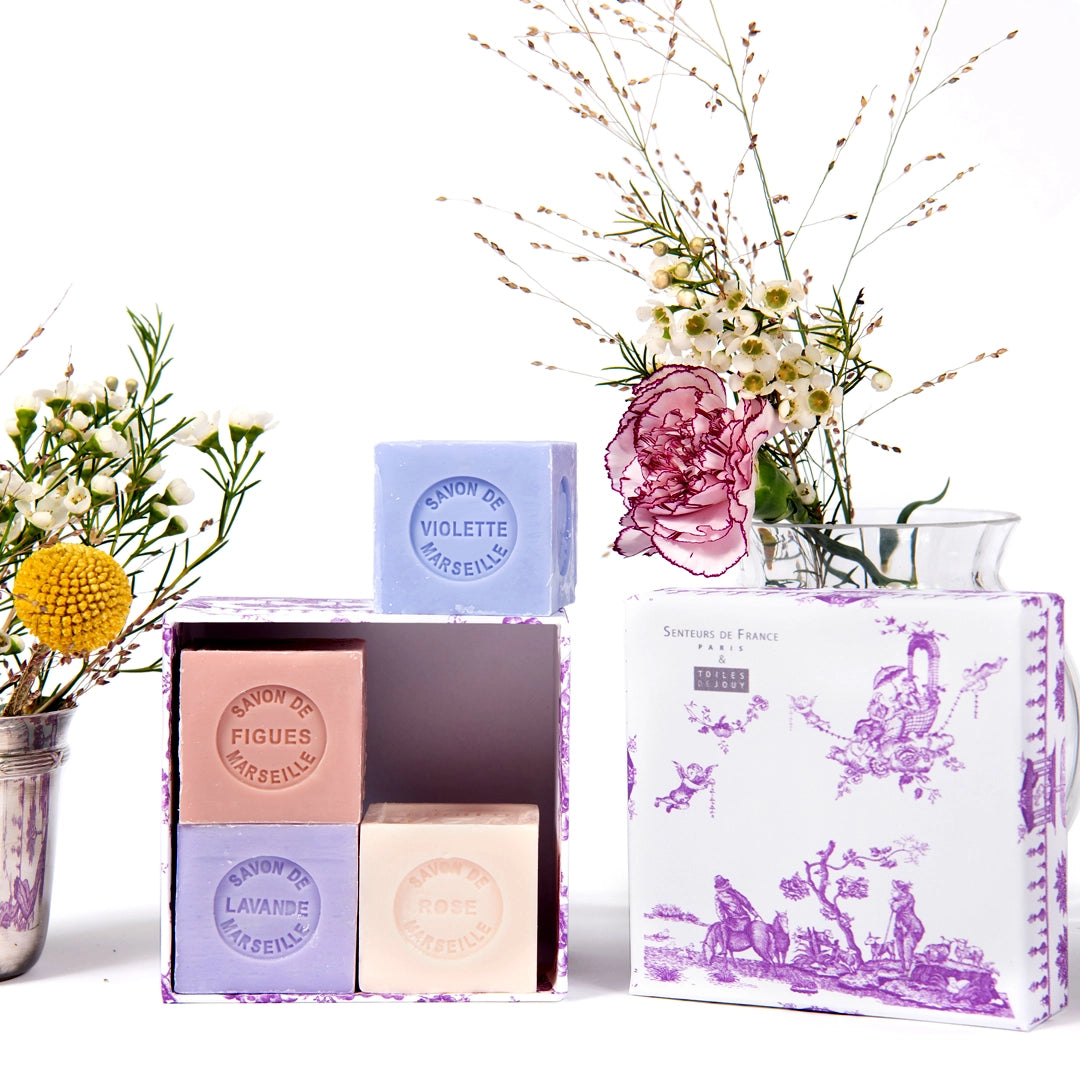 Box Set of Soap - Lavender, Violet, Fig, Rose