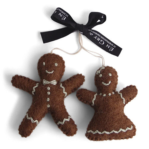 Ornament - Gingerbread Man & Woman (set of 2)