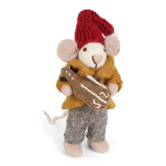 Felt White Mouse - Orchestra with Violin