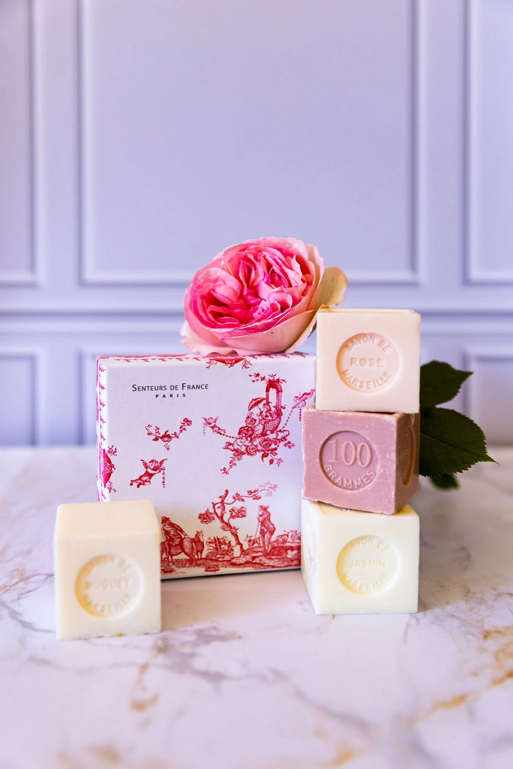 lily flower soap Box Set of Soap