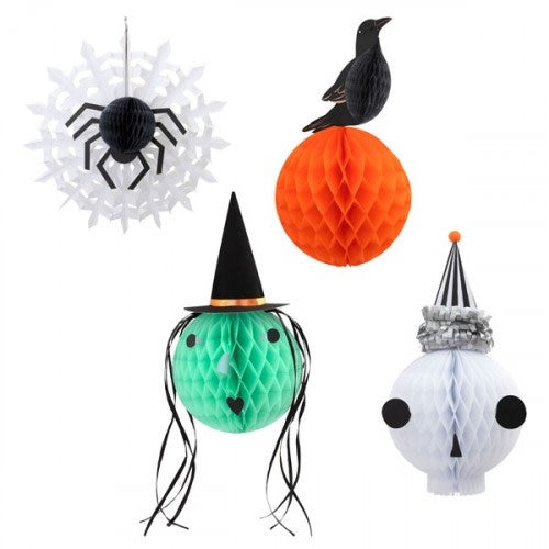 Halloween Honeycomb Heads