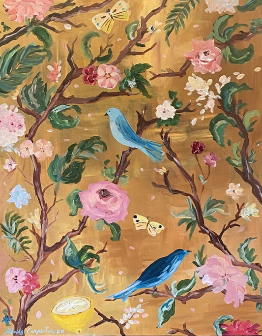 Card - Everyday - Blue Birds Chinoiserie