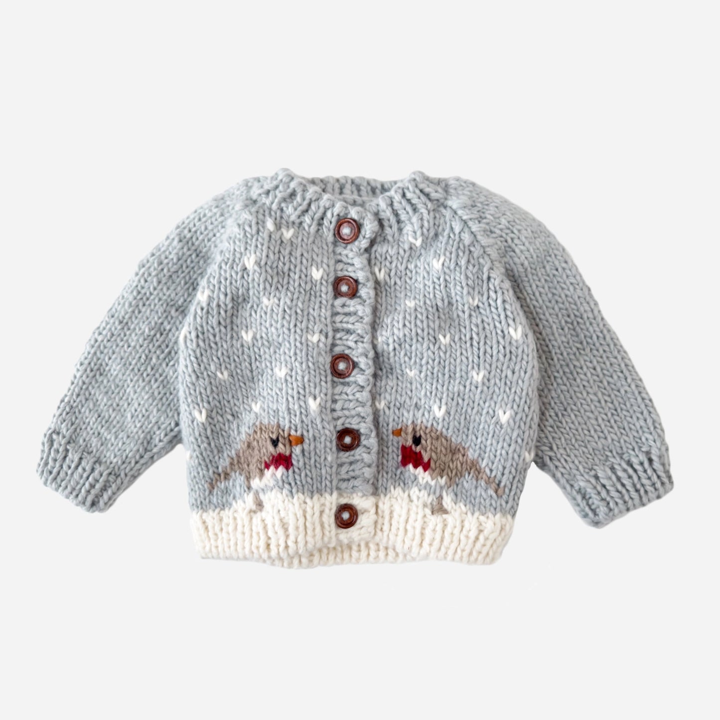 Baby Cardigan Sweater - Robin Bowie Grey