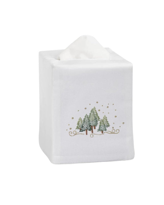 Tissue Box Cover - Pine Trees