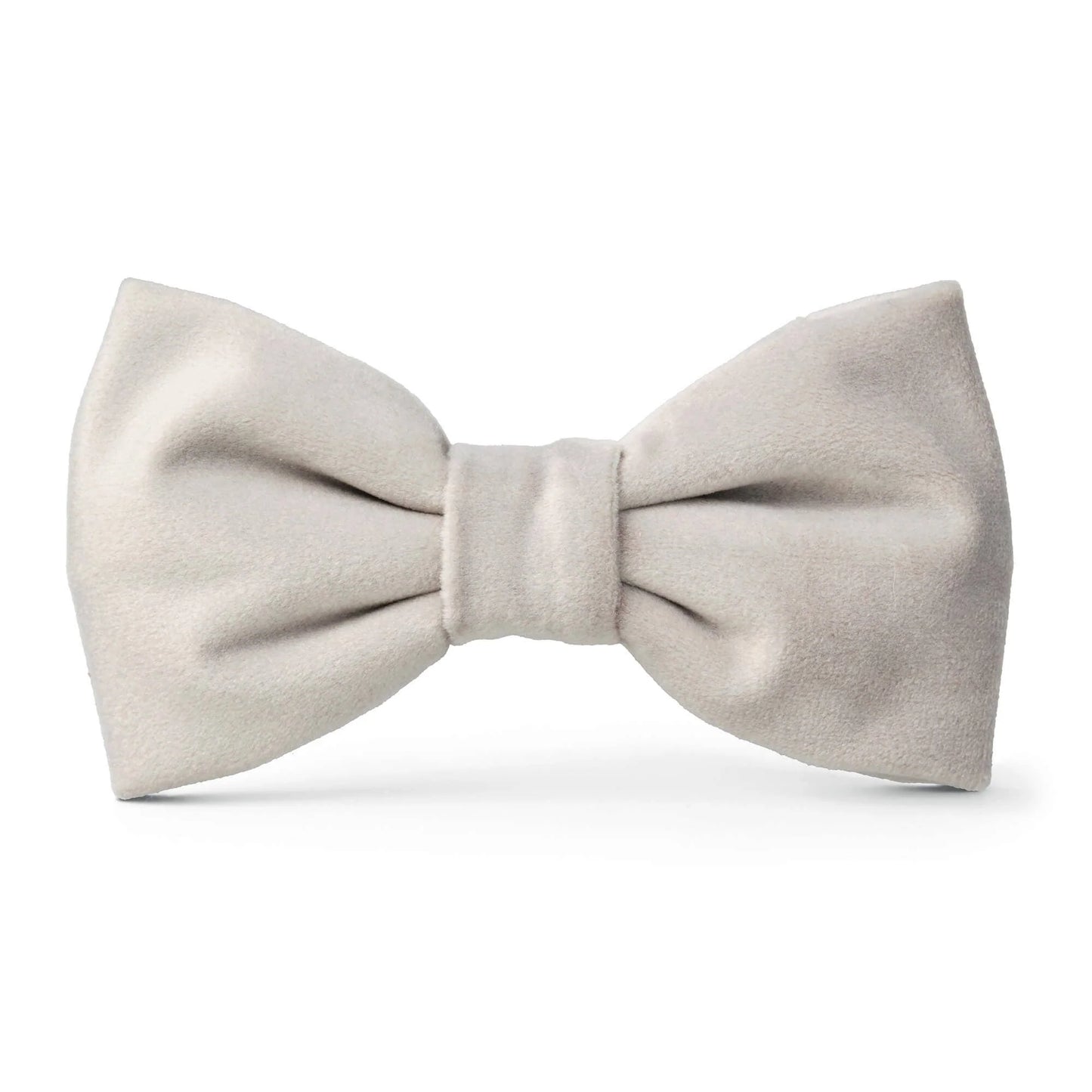 Fog Grey Velvet - Bow Tie