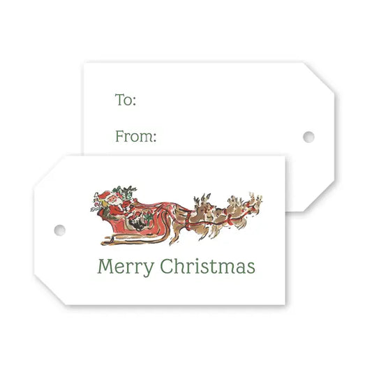 Gift Tags - Kris Kringle Sleigh