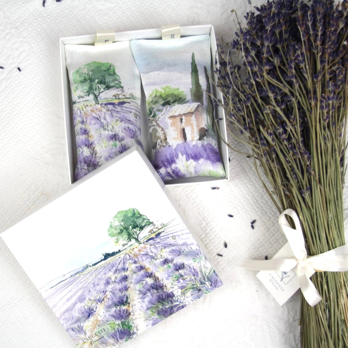 Lavender Sachet Set from Provence - Lavender Field Box