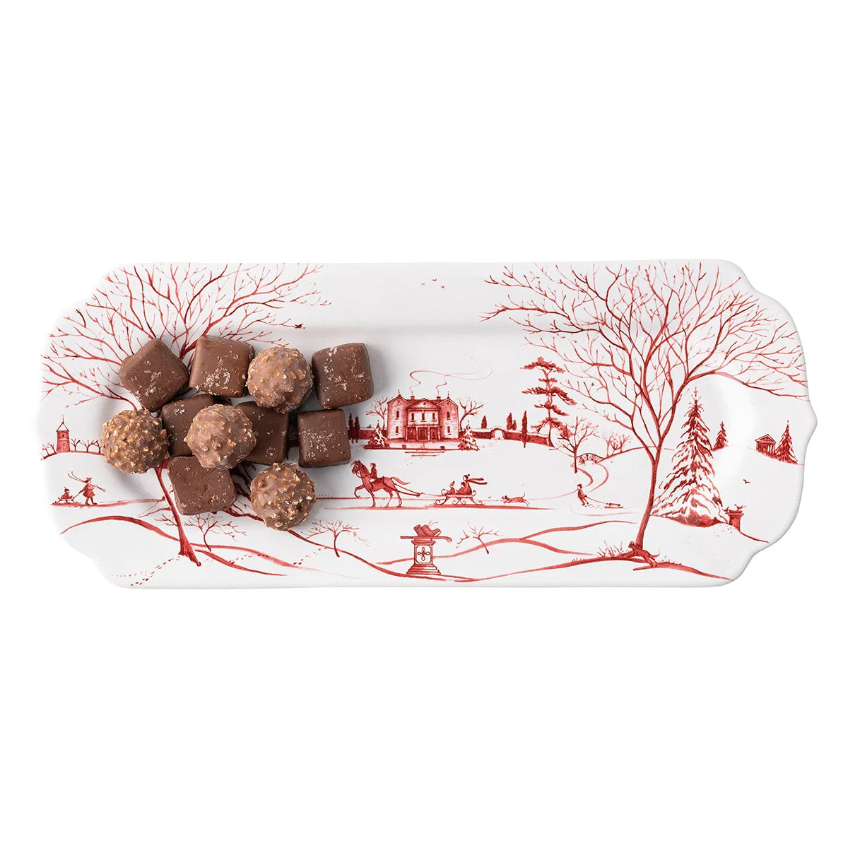 Country Estate Ruby - Winter Frolic Hostess Tray