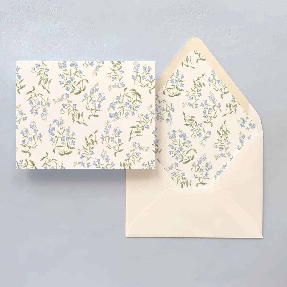 Notecard Set Folded - Lobelia