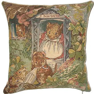 Small Pillow - Peter Rabbit Mouse Family