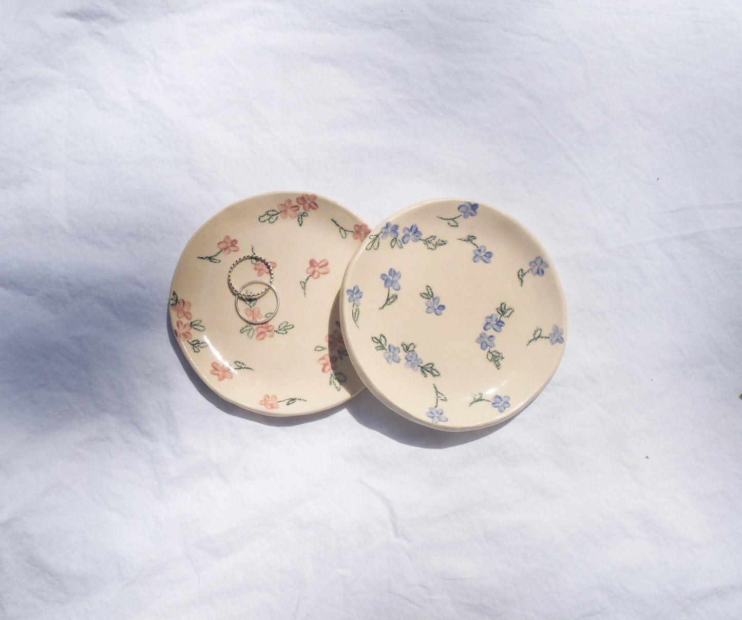 Ring Dish Small - Blue Wild Flowers