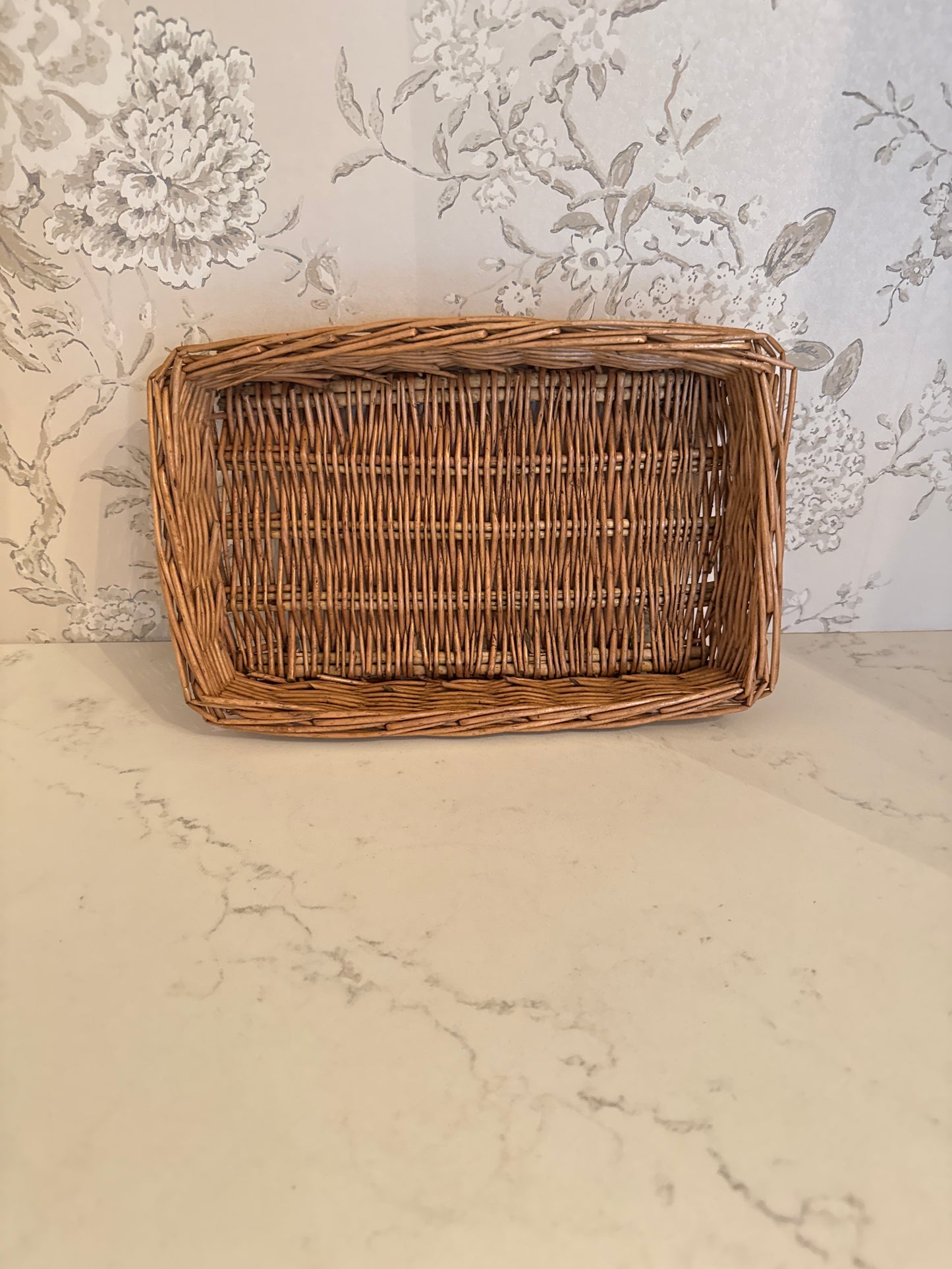 Vintage 20th c. French Basket - Rectangle