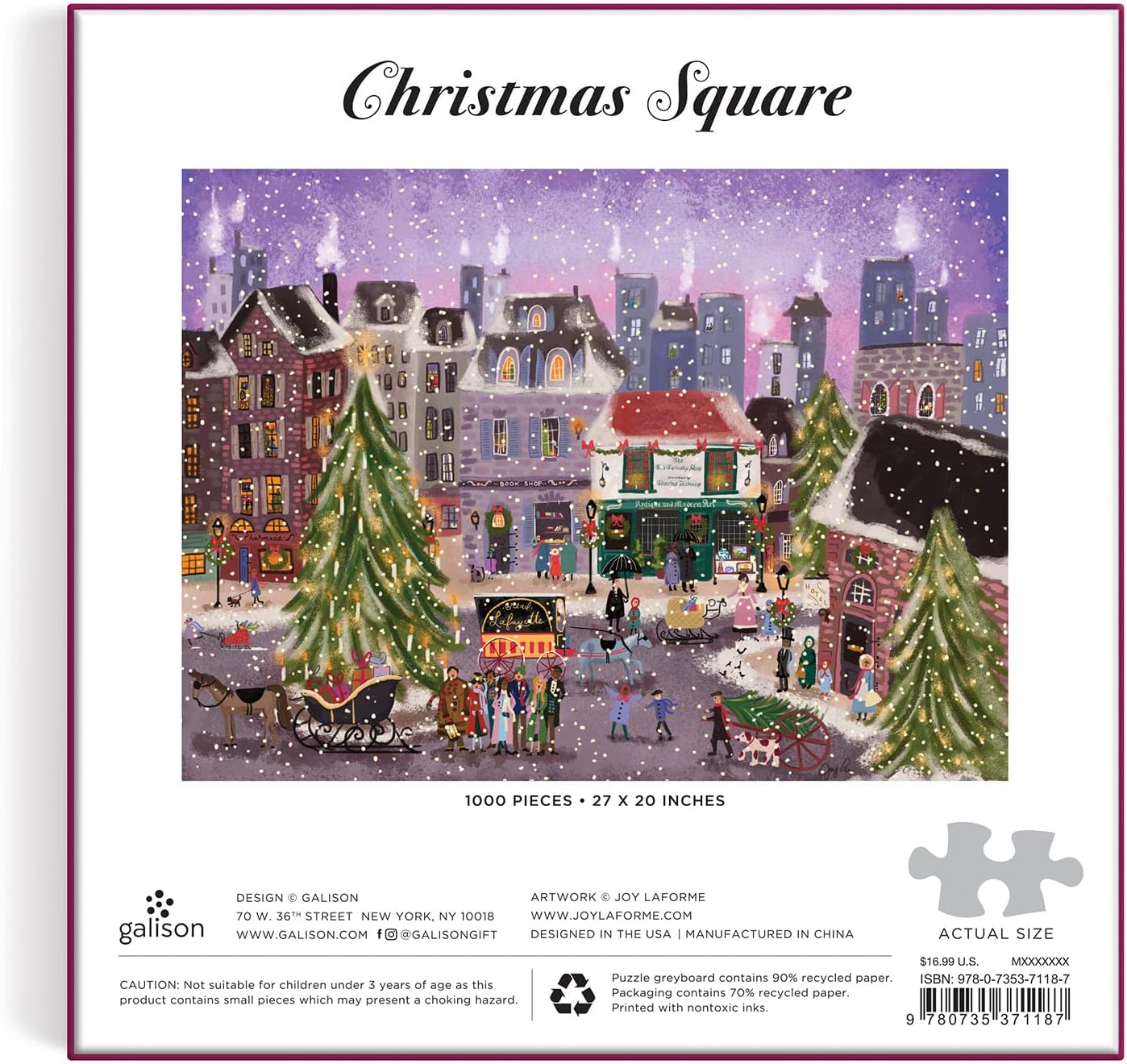 Puzzle - Christmas Square (1000 pieces)