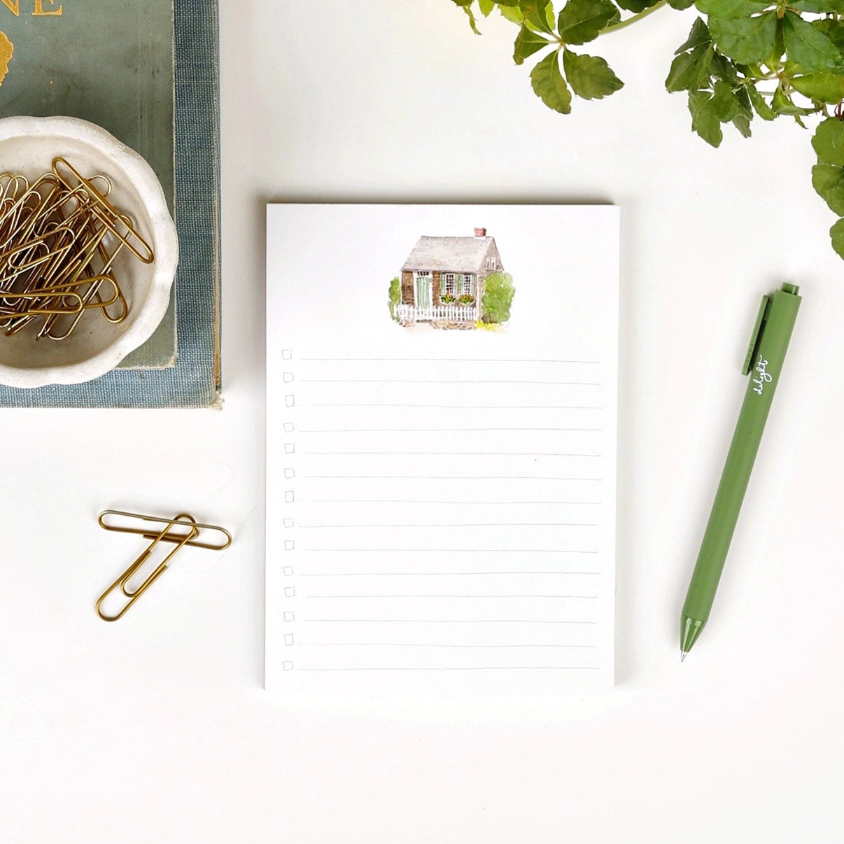 Notepad Lined - Cottage