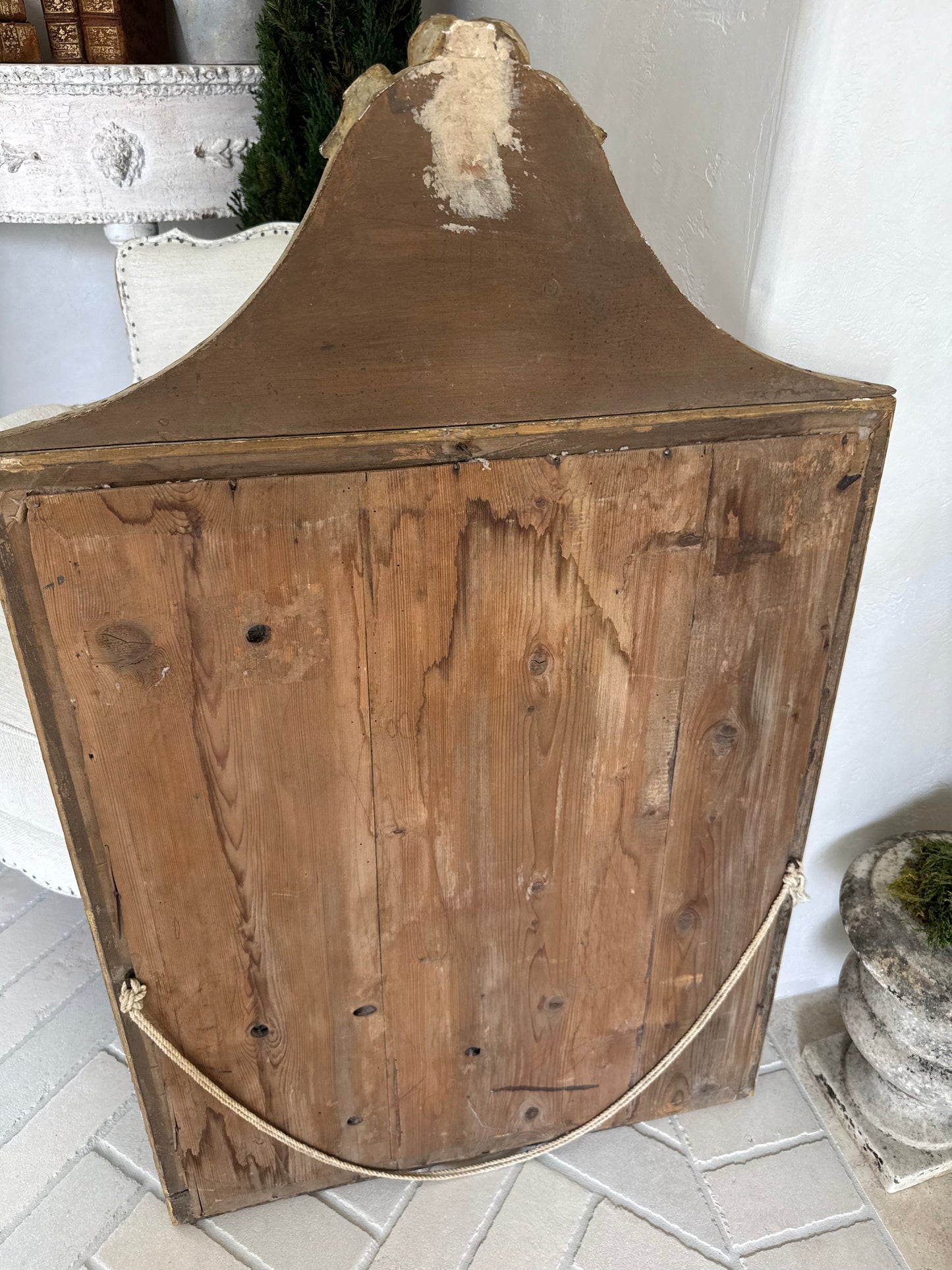Antique 19th c. French Louis XVI Style Venus Trumeau Mirror